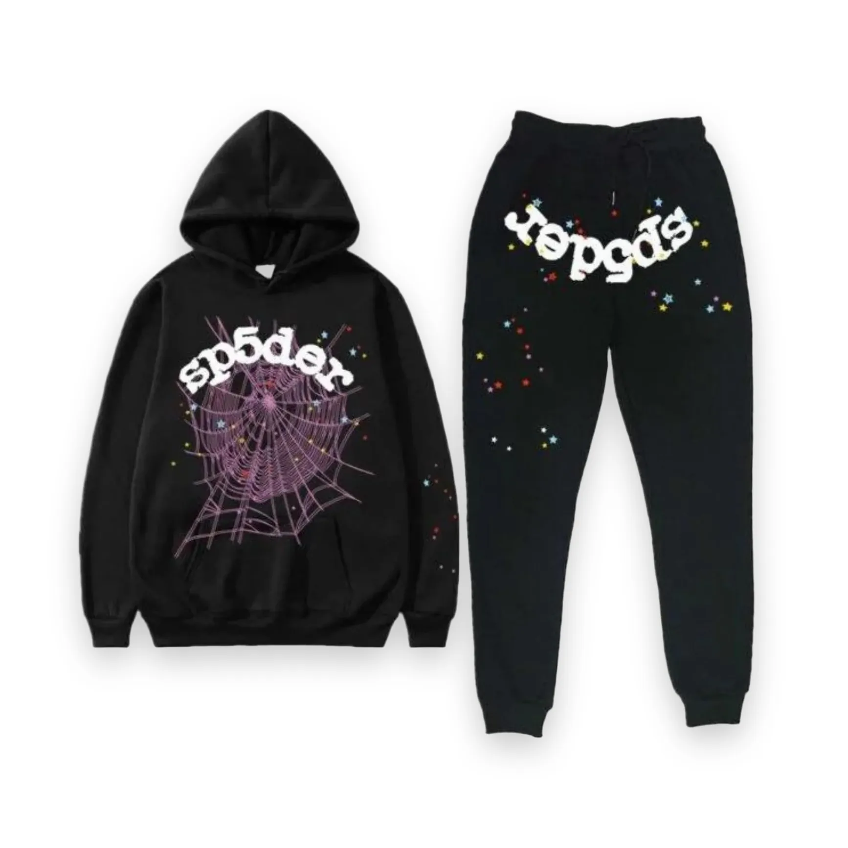 Black Sp5der Worldwide Tracksuit 1