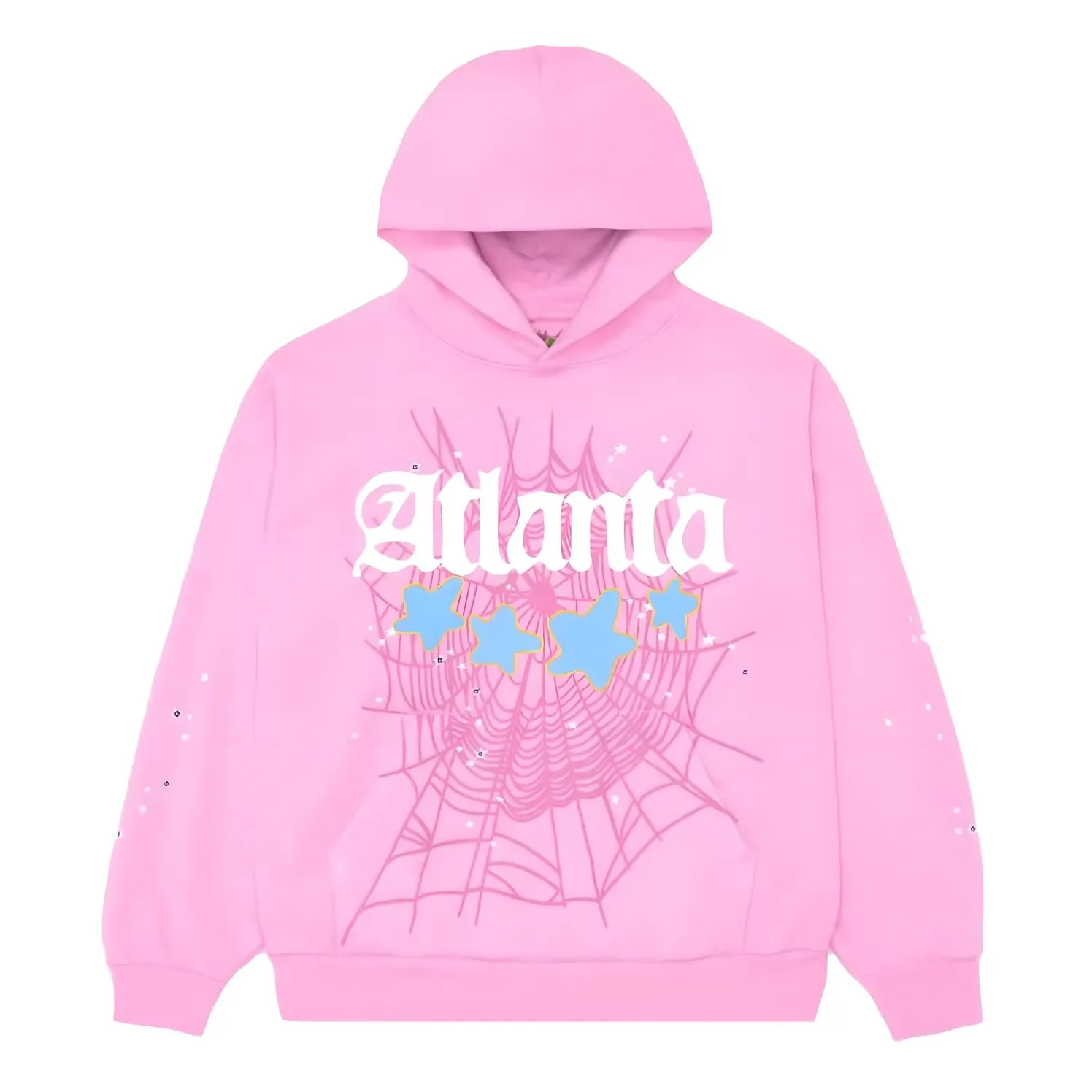 Sp5der Atlanta Hoodie Pink 1