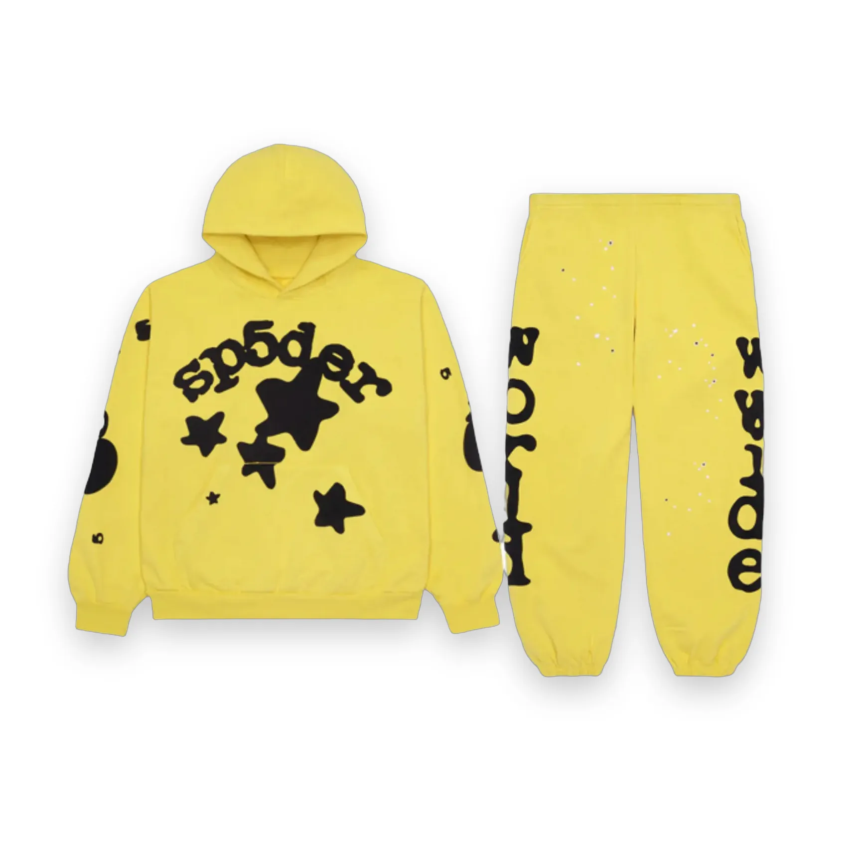 Sp5der Beluga Tracksuit Gold 1