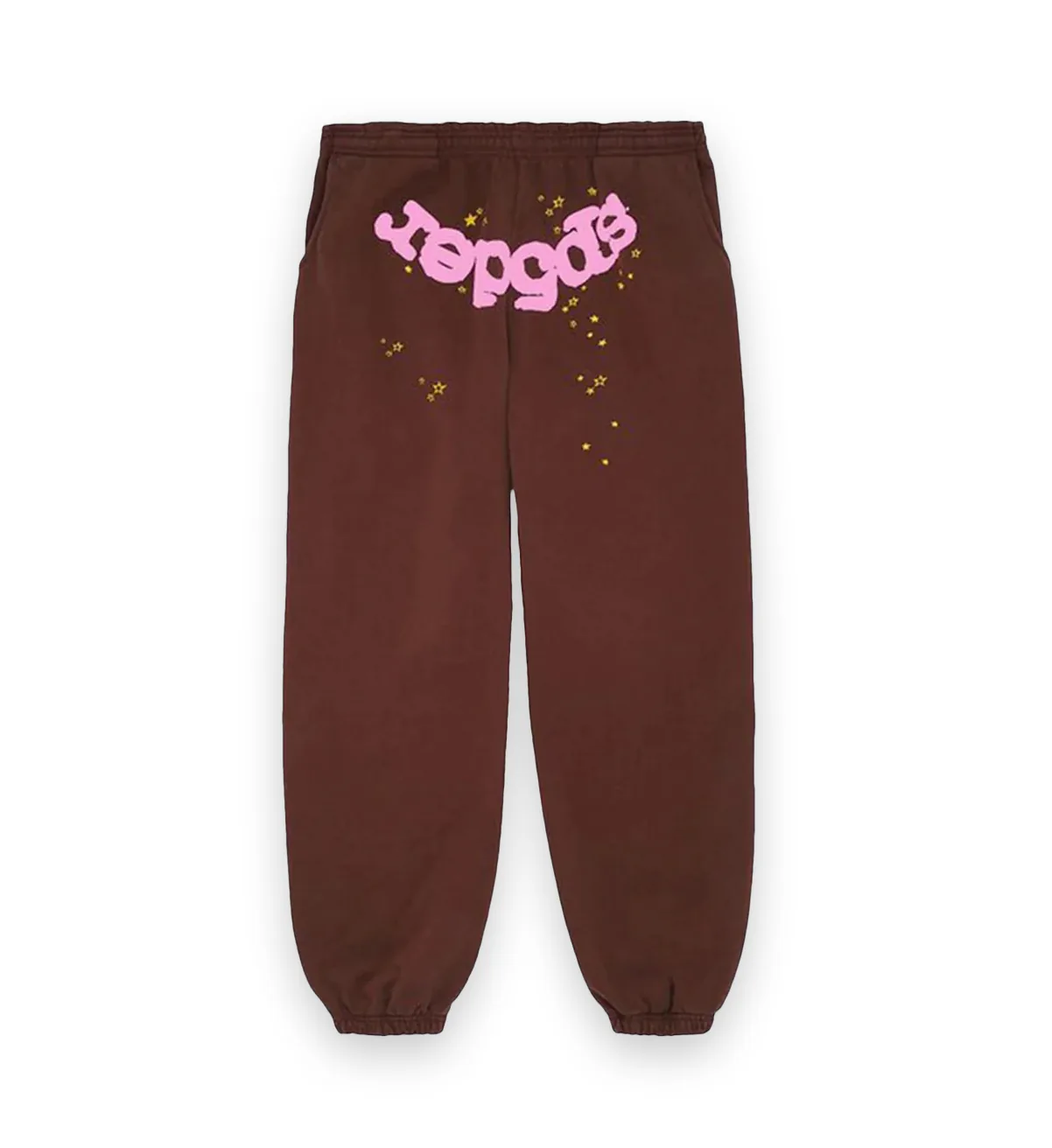 Sp5der Classic Sweatpant Brown 1