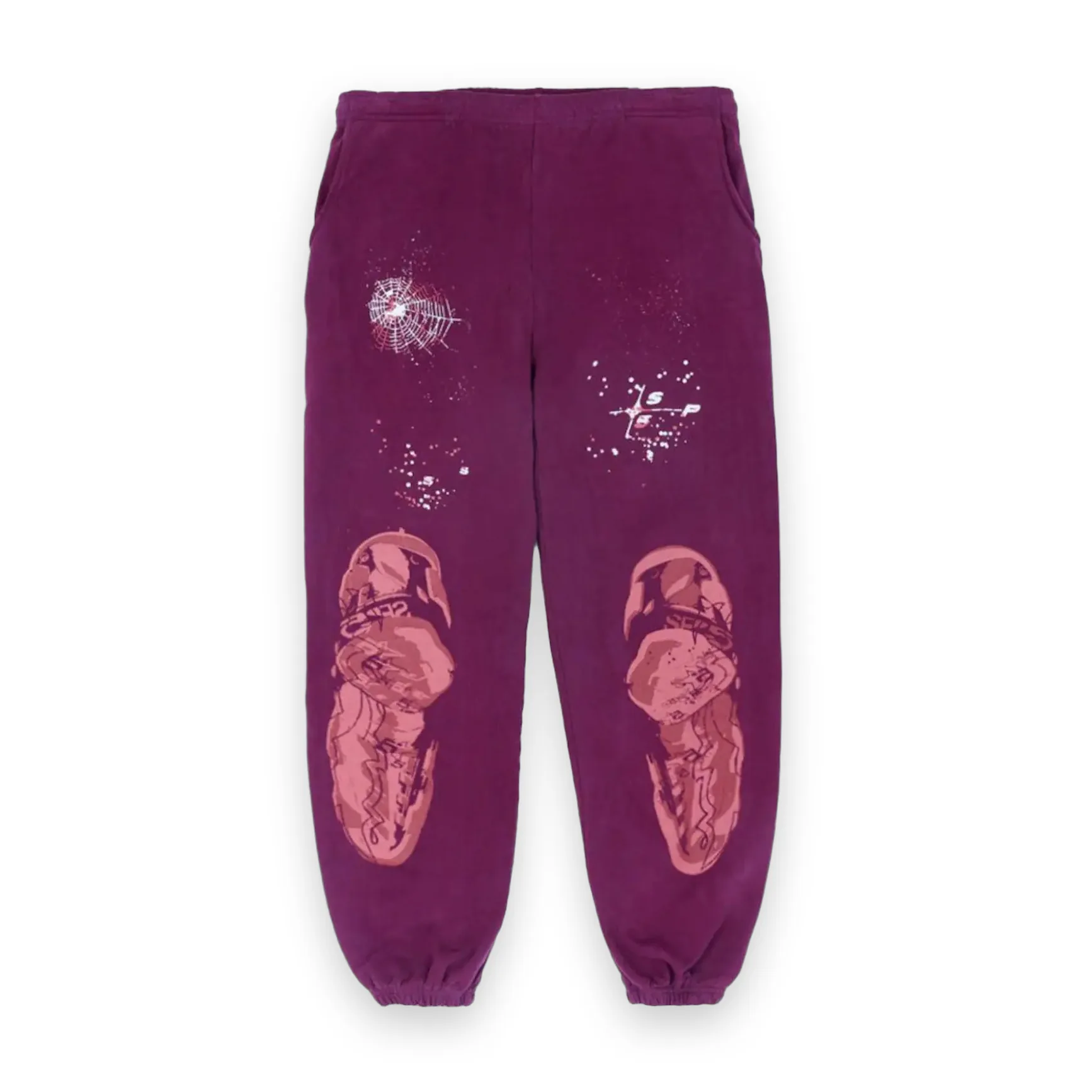 Sp5der Nocturnal Highway Sweatpant Dark Purple 1