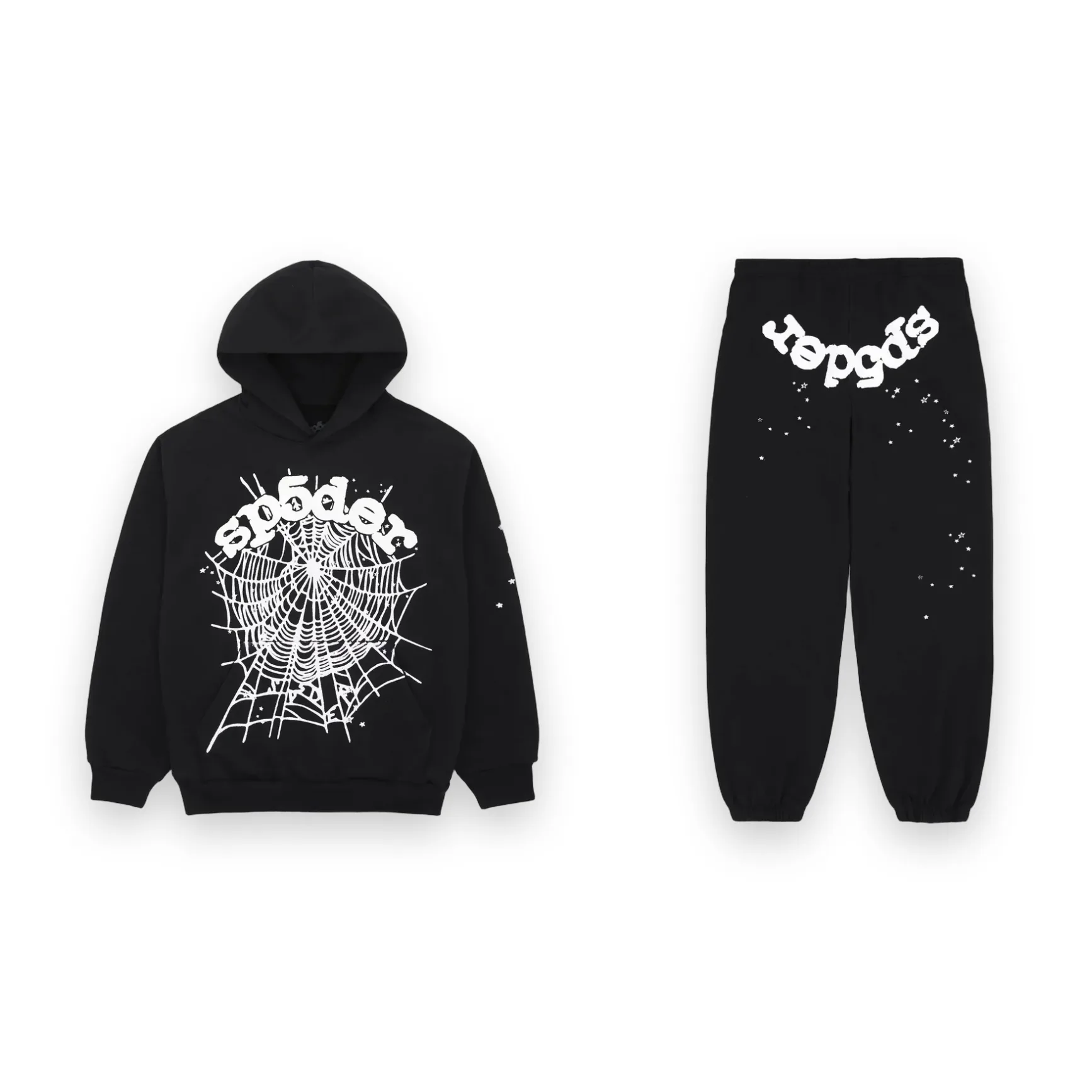 Sp5der OG Web Tracksuit Black 1