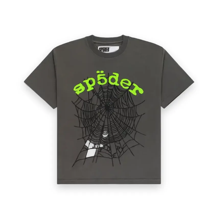 Sp5der OG Web V2 Tee Slate Grey 1