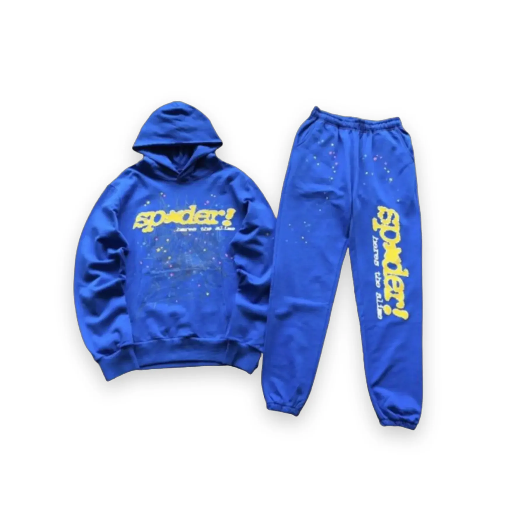 Sp5der TC Tracksuit Blue 1