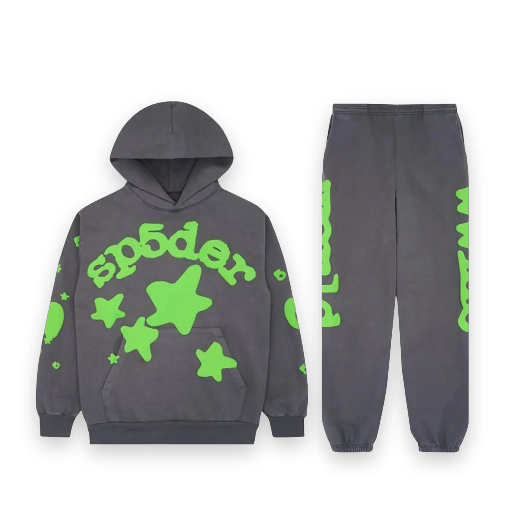 Sp5der Tracksuit Slate Grey 1