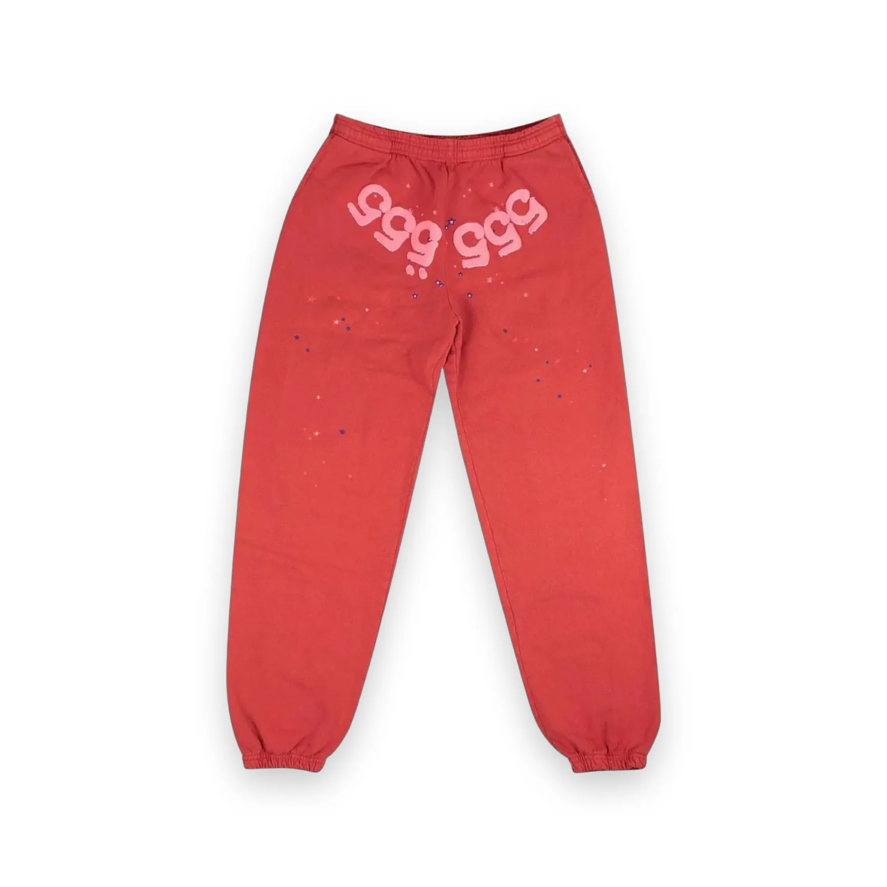 Sp5der Worldwide Red Angel Number 555 Sweatpants Red 1