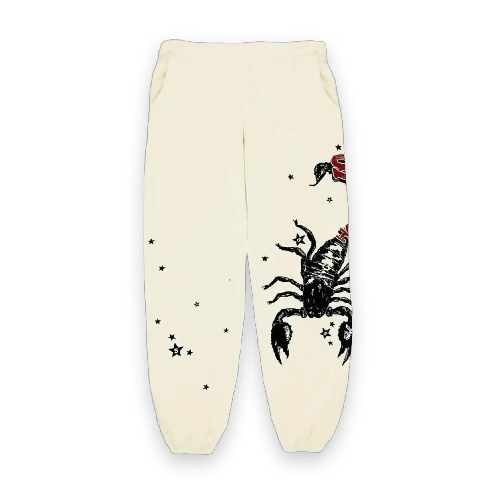 Sp5der x Mariah The Scientist Scorpion Sweatpant 'Cream' 1